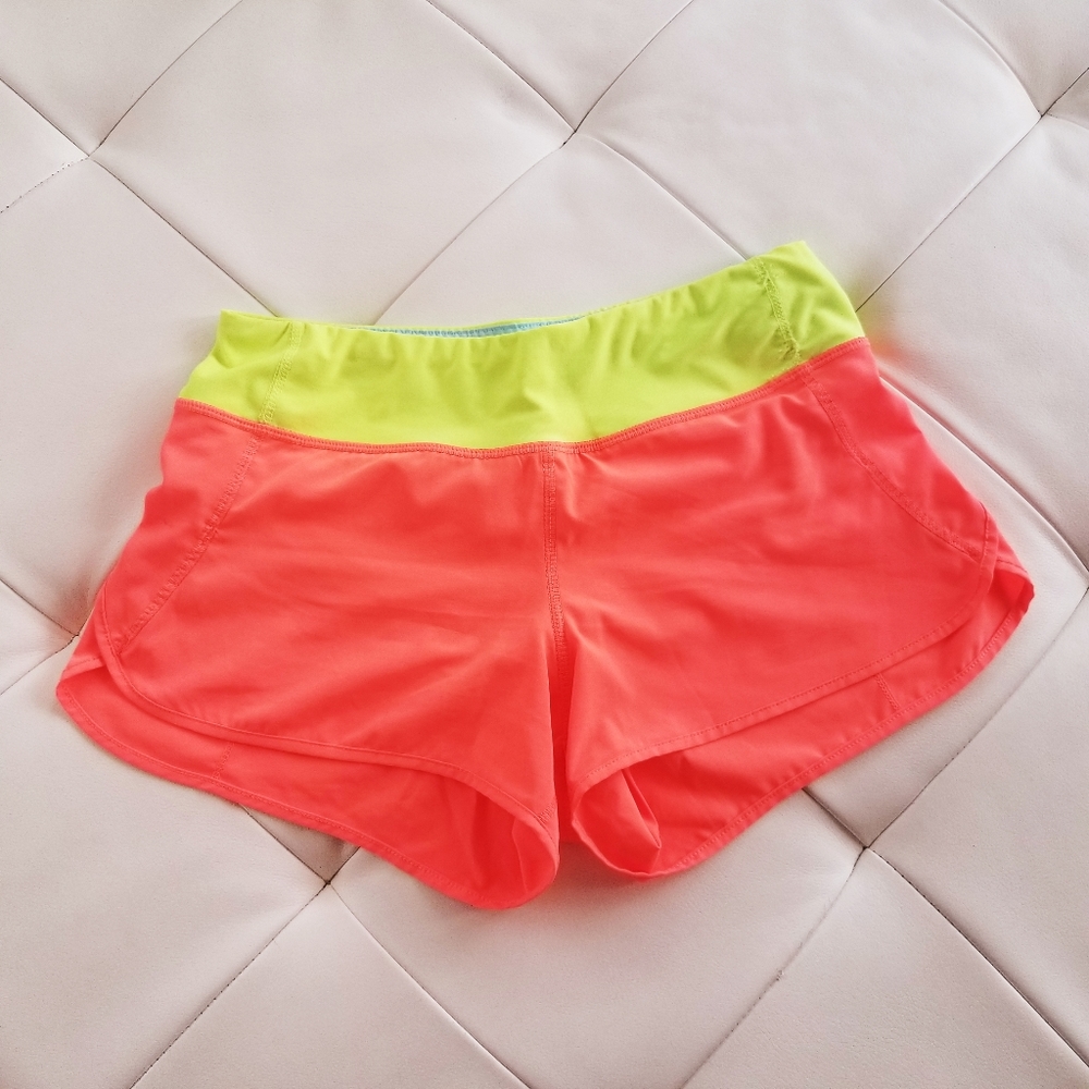 Vivid colors running shorts